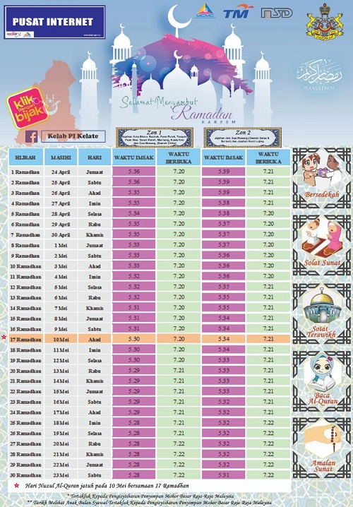 KALENDAR RAMADHAN