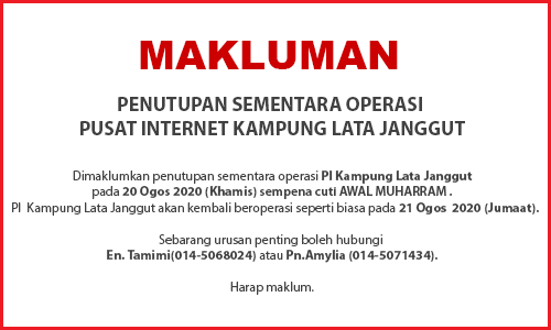 Notis Penutupan PI