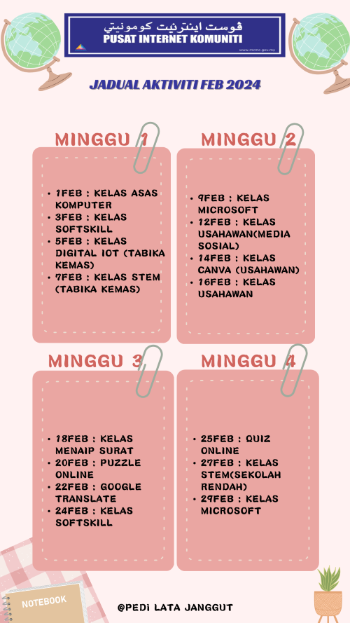 JADUAL AKTIVITI FEB 2024