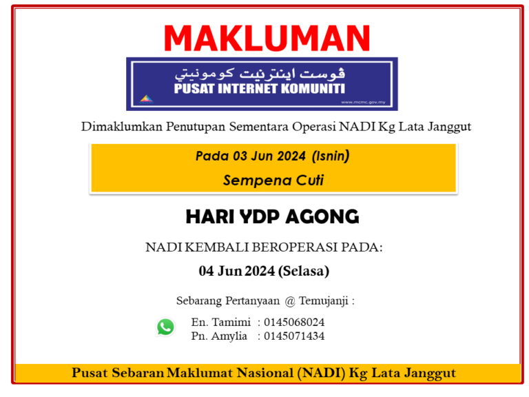 hari YDP Agong 2024